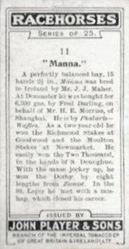 1926 Player's Racehorses #11 Manna Back
